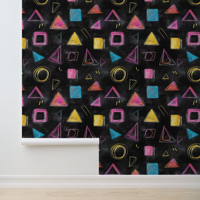 Geometry pattern wallpaper for schools (Application)