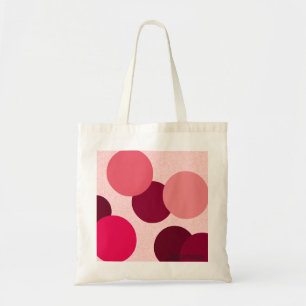 Geometry Pink Dots Tote Bag