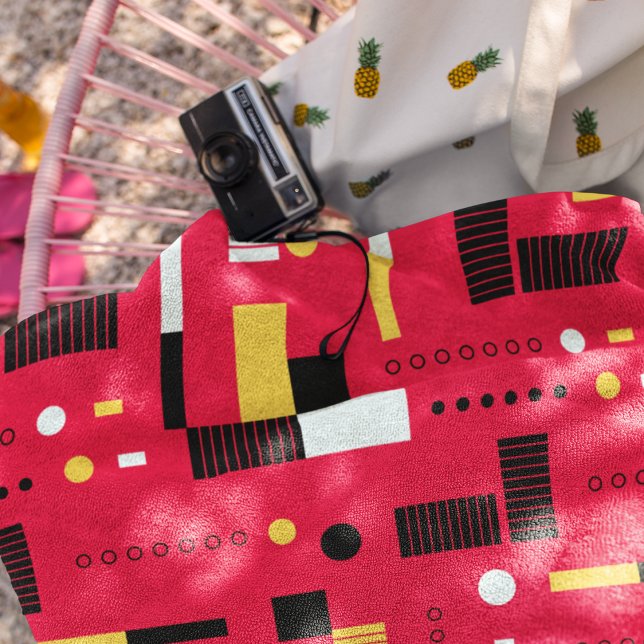 Geometry Polka Stripes Bath Towel Set (the towels are super unique range and feel extremely soft on your skin.)