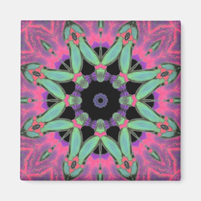 Geometry Psychedelic Fun Magnet (Front)