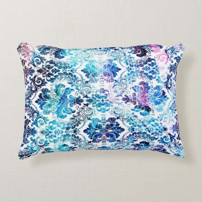 Geometry repeat pattern with texture backgroundabs decorative cushion (Front)