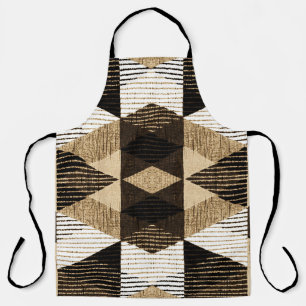 Geometry Repeat: Textured Background Design Apron