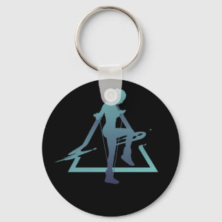 Geometry Rope Jumping Key Ring