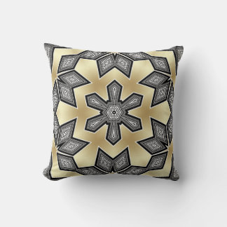 Geometry Star Diamonds Pattern Cushion