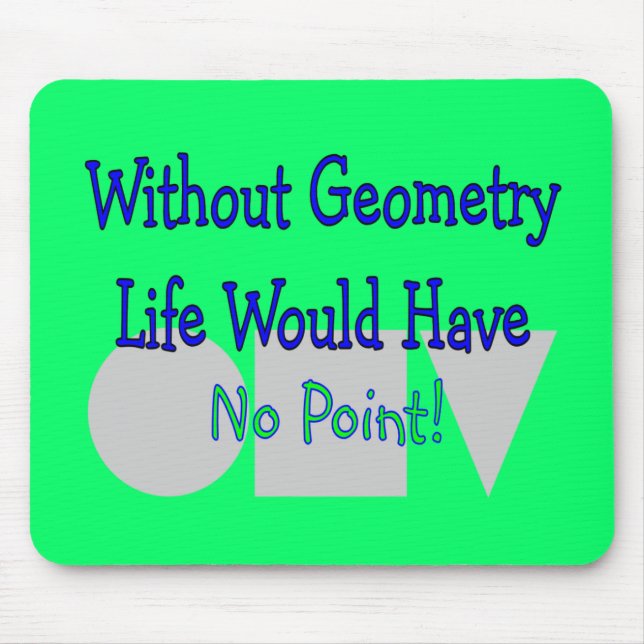 Geometry Teacher Gifts Mouse Mat (Front)