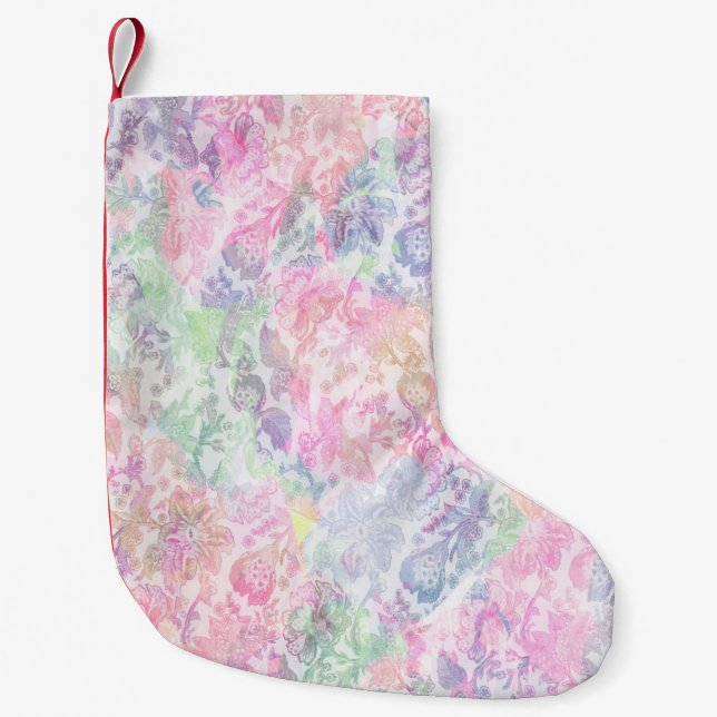 Geometry texture classic modern repeat patternpatt small christmas stocking (Front)