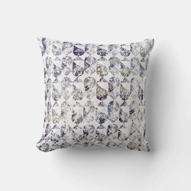 Geometry texture repeat classic patternabstract,ar cushion (Front)