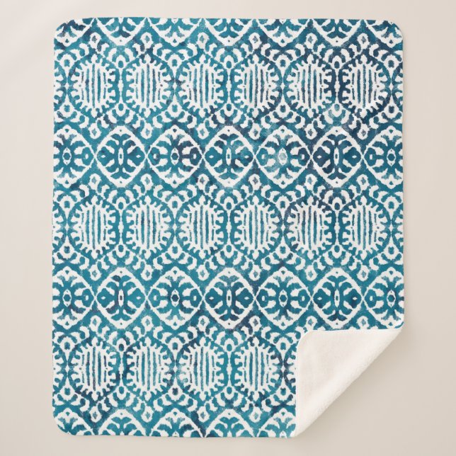 Geometry texture repeat creative modern patternwat sherpa blanket (Front)