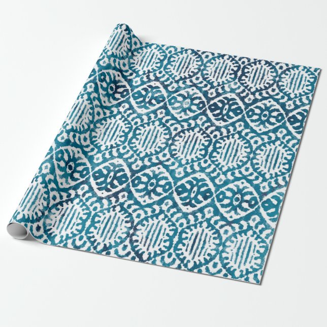 Geometry texture repeat creative modern patternwat wrapping paper (Unrolled)