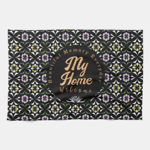 Geometry Tile Tea Towel