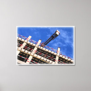 Geometry up in the air canvas print