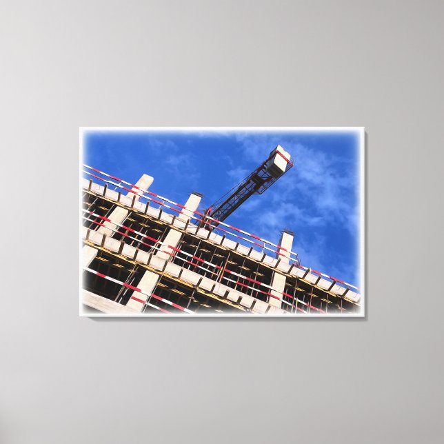 Geometry up in the air canvas print (Front)