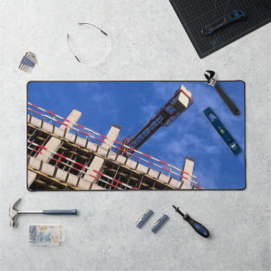 Geometry up in the air desk mat