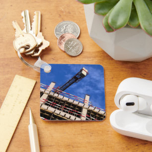 Geometry up in the air key ring