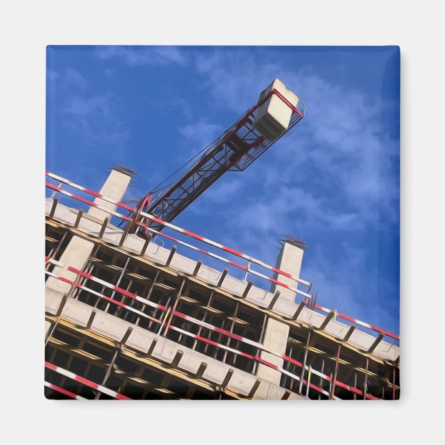 Geometry up in the air magnet (Front)