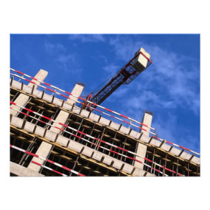 Geometry up in the air photo print