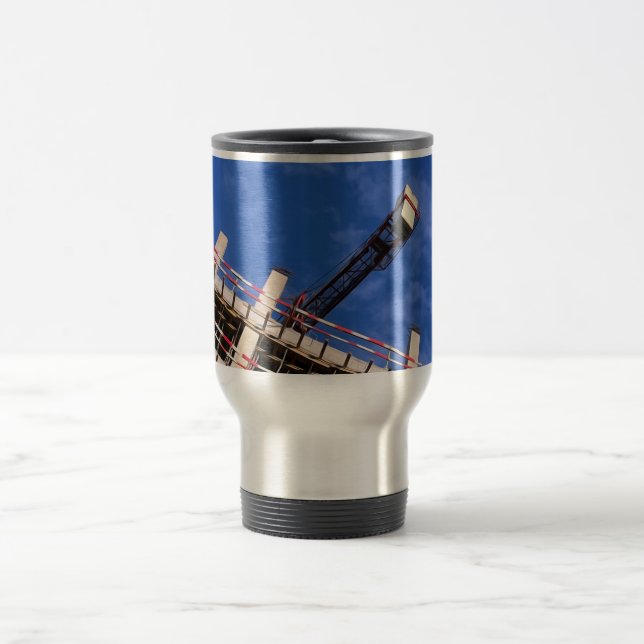 Geometry up in the air travel mug (Center)