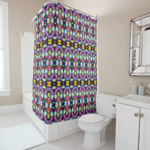 Geomicules KCFX Shower Curtain