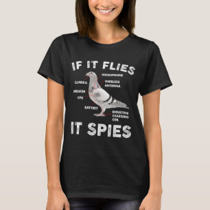 Geon If It Flies Ses Geon Anatomy Theory Bird Love T-Shirt