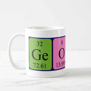 Geonna periodic table name mug