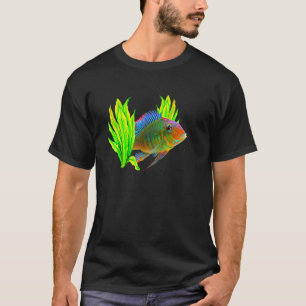 Geophagus Eartheater Cichlid Aquarium Keepers Fish T-Shirt