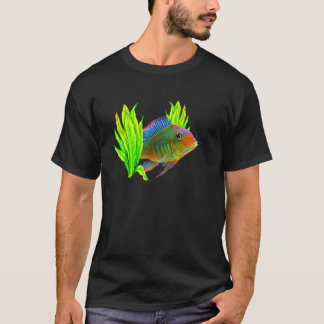 Geophagus Eartheater Cichlid Aquarium Keepers Fish T-Shirt