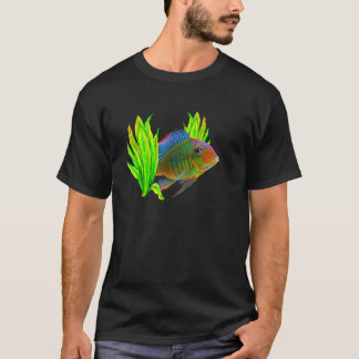 Geophagus Eartheater Cichlid Aquarium Keepers Fish T-Shirt