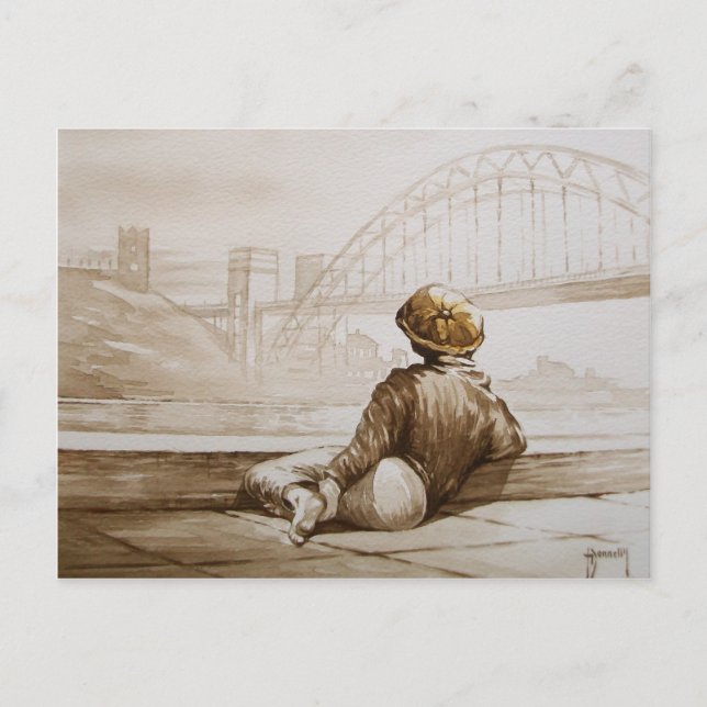 Geordie Daydream Post Card (Front)