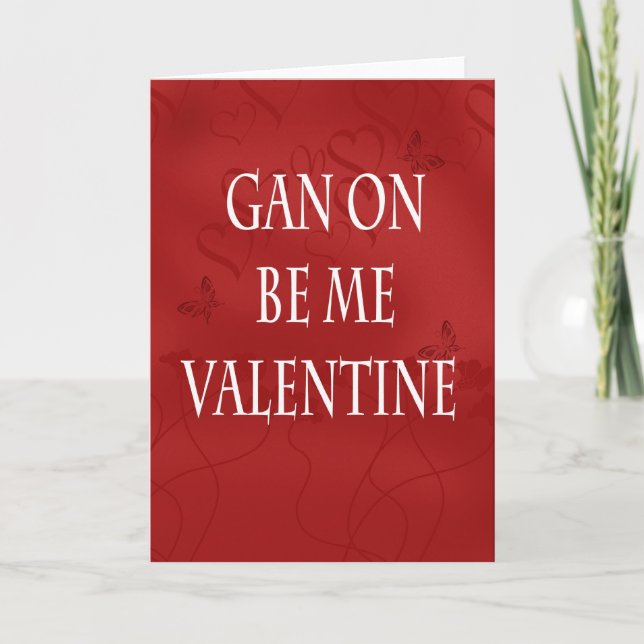 Geordie Modern Valentine Card - Valentine's Day (Front)
