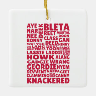 Geordie slang Northern English language Ceramic Ornament