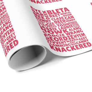 Geordie slang Northern English language Wrapping Paper
