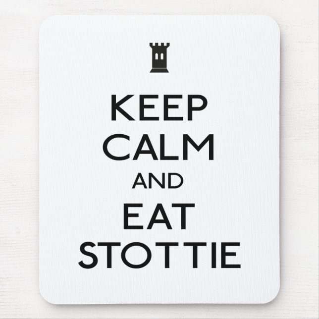 Geordie stottie mousepad (Front)
