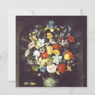 Georg Flegel  Big piece of flowers (in niche) 
