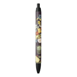 Georg Flegel Big piece of flowers (in niche) Black Ink Pen