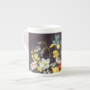Georg Flegel Big piece of flowers (in niche) Bone China Mug