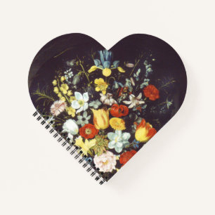 Georg Flegel Big piece of flowers (in niche) Notebook