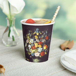 Georg Flegel Big piece of flowers (in niche) Paper Cups