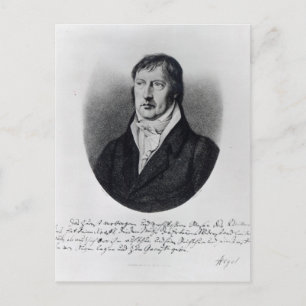 Georg Wilhelm Friedrich Hegel Postcard