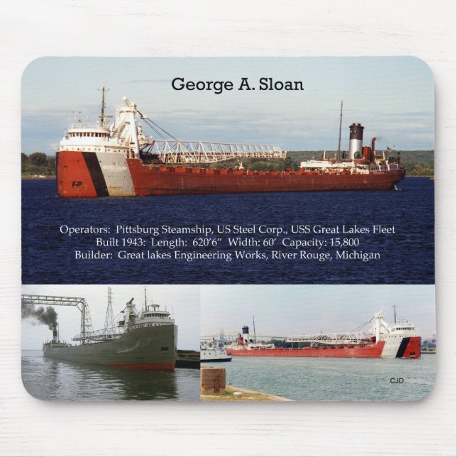 George A. Sloan mousepad (Front)