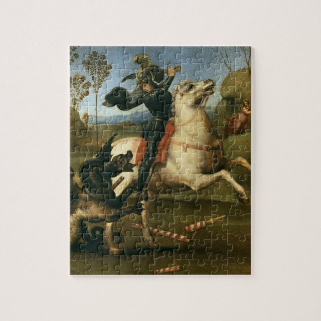 George and the Dragon (by Raphael) Jigsaw Puzzle (Vertical)