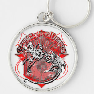George and the Dragon Key Ring
