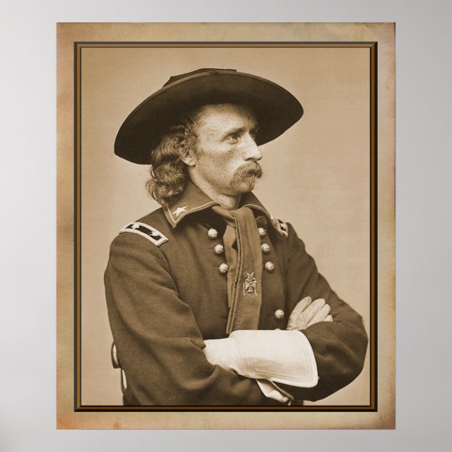 George Armstrong Custer 1876 Photograph Poster (Front)