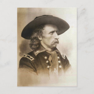George Armstrong Custer circa 1860s Postcard