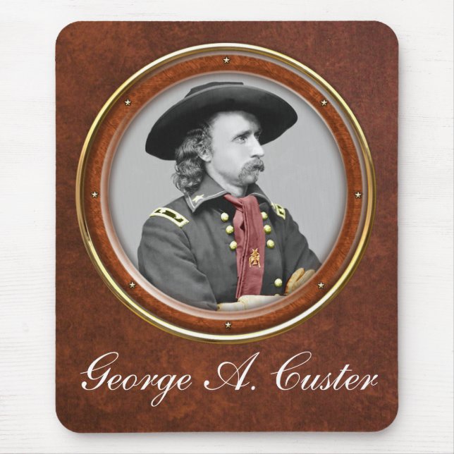 George Armstrong Custer Mouse Mat (Front)