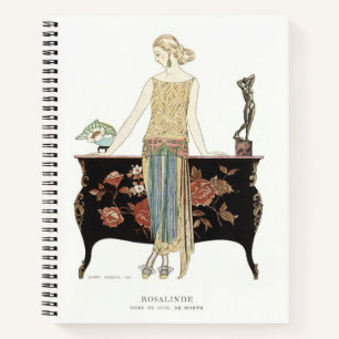 George Barbier Art Deco fashion Notebook