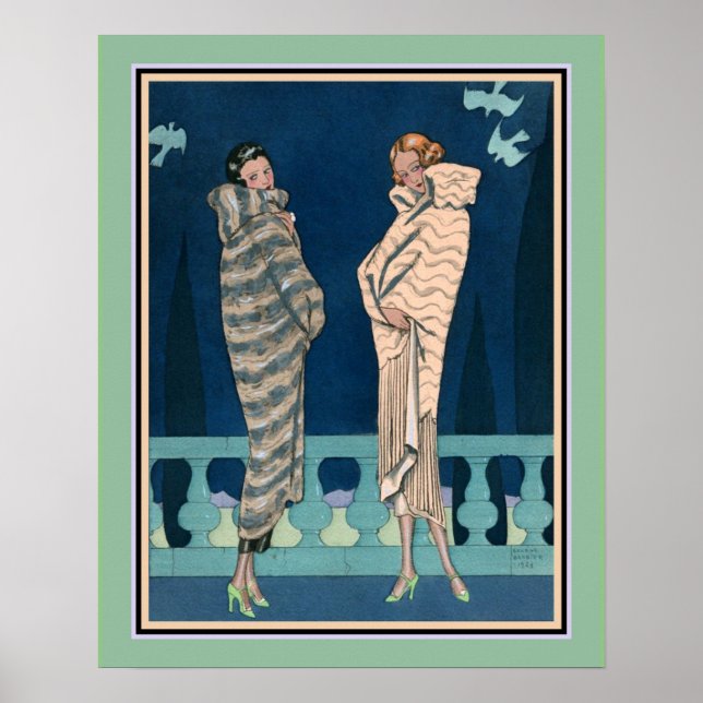 George Barbier Art Deco French Fashion Poster (Front)