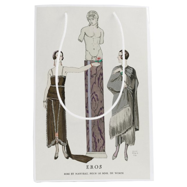 George Barbier, Art Deco Medium Gift Bag (Front)