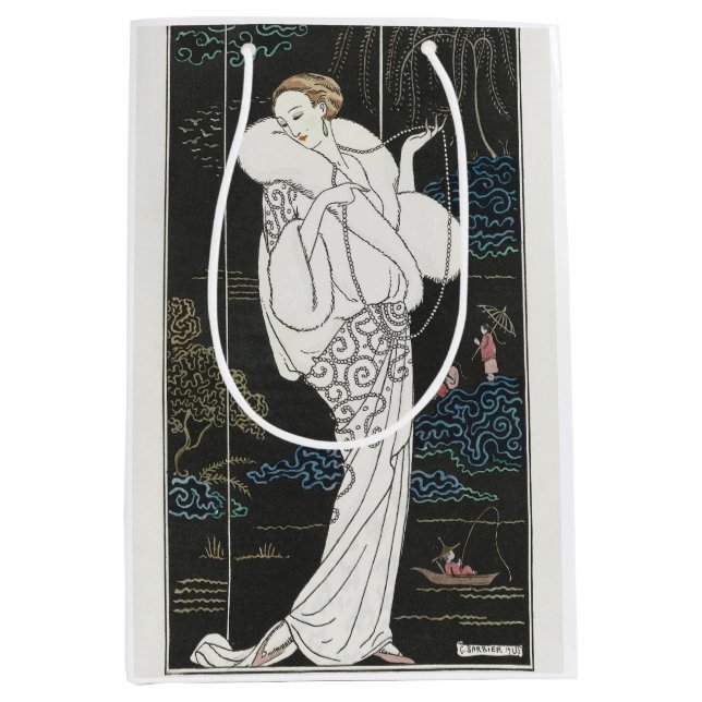 George Barbier, Art Deco Medium Gift Bag (Front)