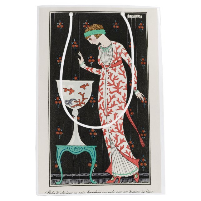 George Barbier, Art Deco Medium Gift Bag (Front)