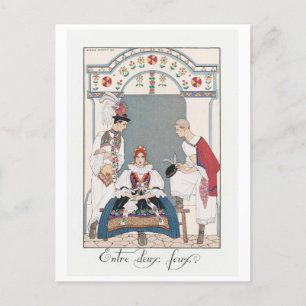 George Barbier, Art Deco Postcard